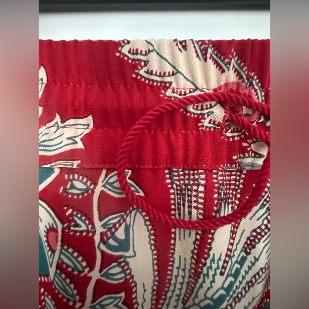 Ann Taylor LOFT Floral Skirt Red Size: M - Picture 5 of 8